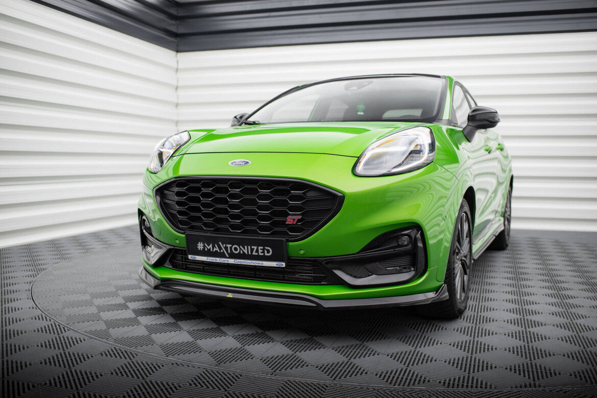 Frontlippe V.2 passend für Ford Puma ST / ST-Line Mk1 schwarz Hochglanz