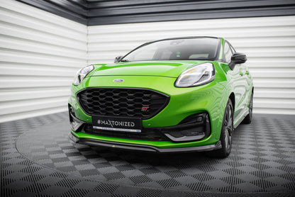 Frontlippe V.2 passend für Ford Puma ST / ST-Line Mk1 schwarz Hochglanz