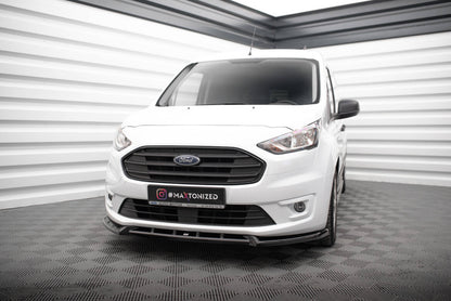 Frontlippe V.2 passend für Ford Transit Connect Mk2 FL schwarz Hochglanz