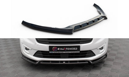 Frontlippe V.2 passend für Ford Transit Connect Mk2 FL schwarz Hochglanz