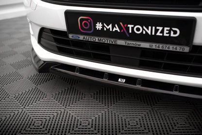 Frontlippe V.2 passend für Ford Transit Connect Mk2 FL schwarz Hochglanz