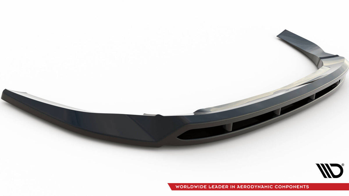Frontlippe V.2 passend für Ford Transit Custom Mk1 FL / Tourneo Custom Mk1 FL schwarz Hochglanz