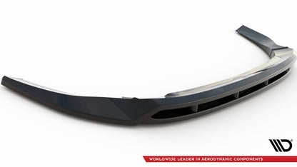 Frontlippe V.2 passend für Ford Transit Custom Mk1 FL / Tourneo Custom Mk1 FL schwarz Hochglanz