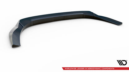 Frontlippe V.2 passend für Ford Transit Custom Mk1 FL / Tourneo Custom Mk1 FL schwarz Hochglanz