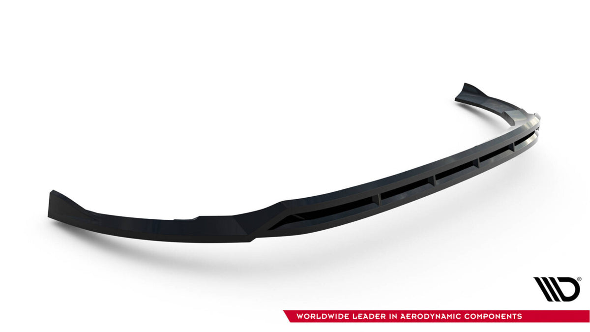 Frontlippe V.2 passend für Ford Transit Custom / Tourneo Custom Mk2 schwarz Hochglanz
