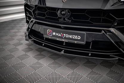 Frontlippe V.2 passend für Lamborghini Urus Mk1 schwarz Hochglanz