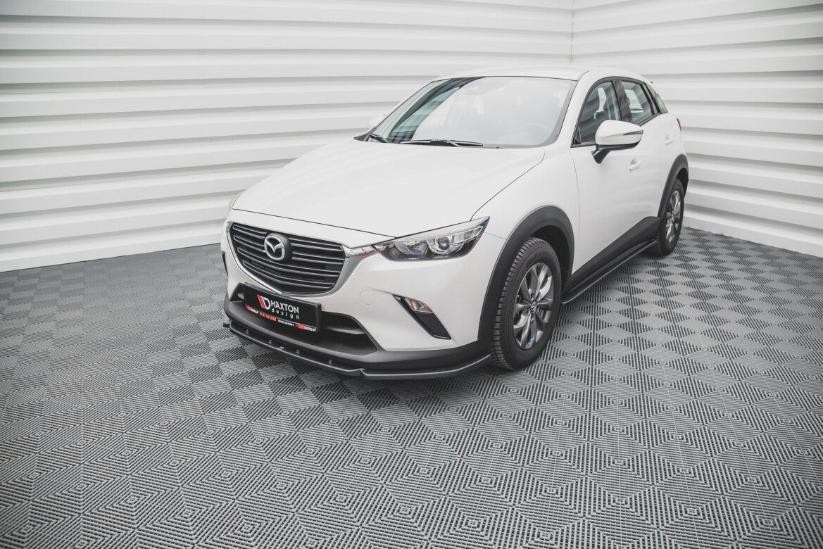 Frontlippe V.2 passend für Mazda CX-3 schwarz Hochglanz