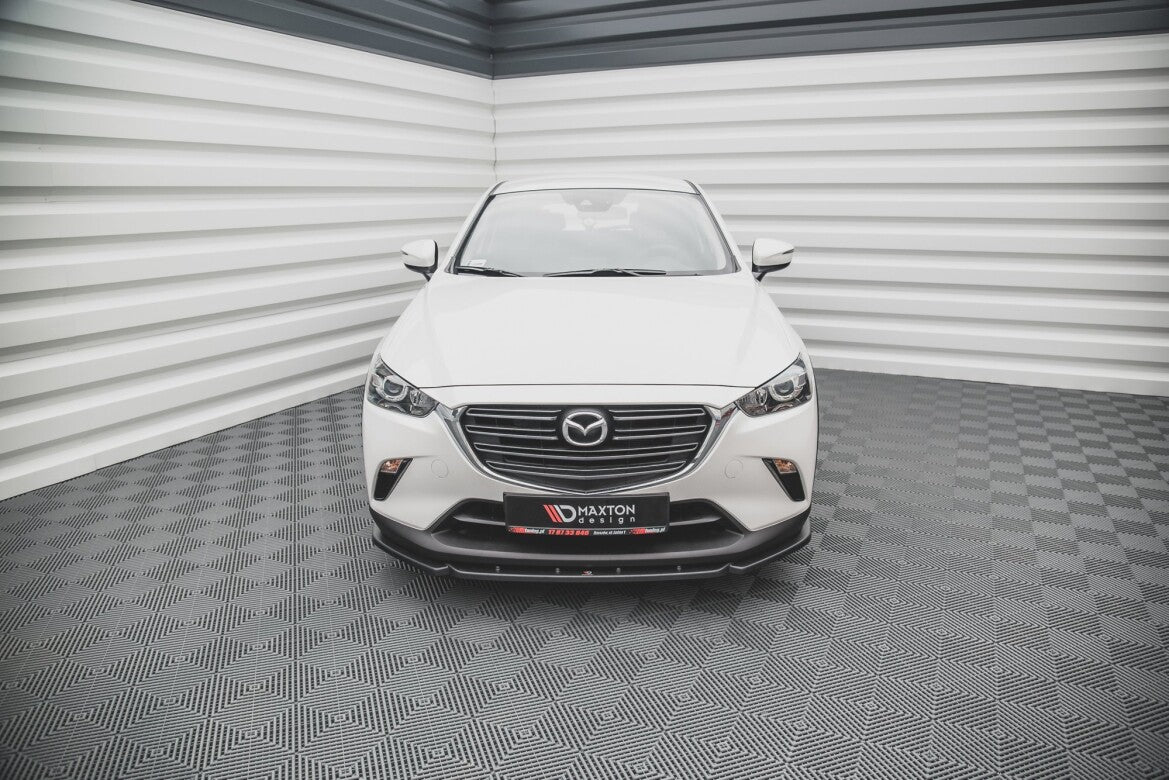 Frontlippe V.2 passend für Mazda CX-3 schwarz Hochglanz