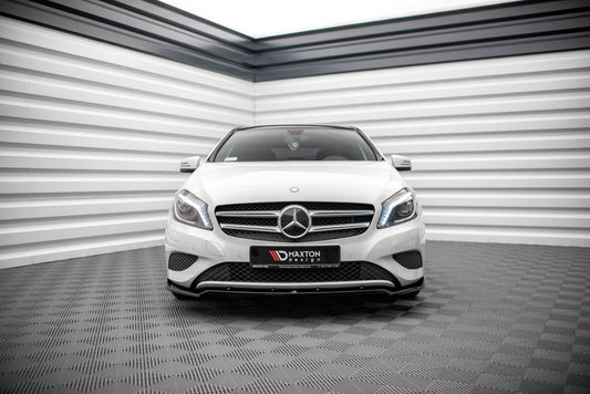 Frontlippe V.2 passend für Mercedes A W176 schwarz Hochglanz