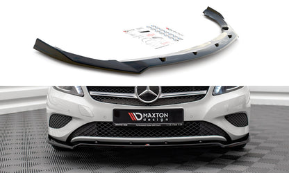 Frontlippe V.2 passend für Mercedes A W176 schwarz Hochglanz