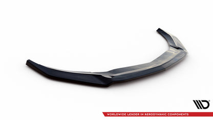 Frontlippe V.2 passend für Mercedes A45 Aero W176 FL schwarz Hochglanz