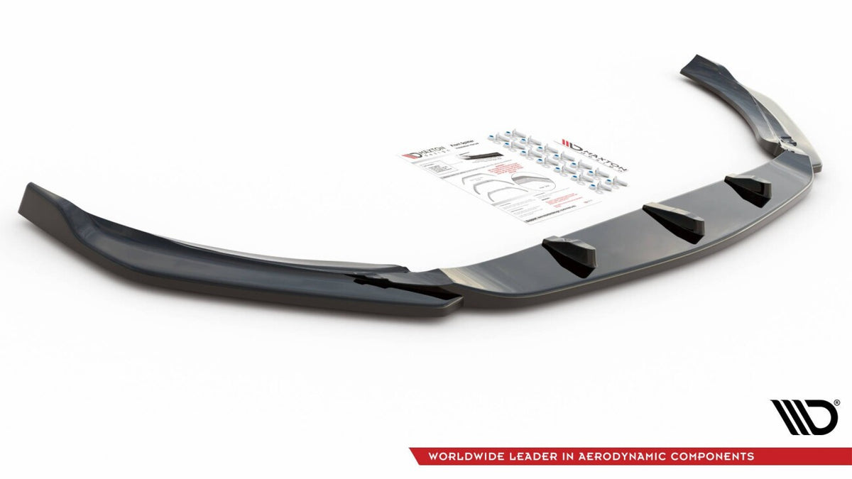 Frontlippe V.2 passend für Mercedes-AMG A 45 S Aero Pack W177 schwarz Hochglanz
