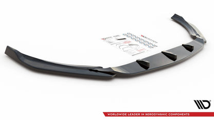 Frontlippe V.2 passend für Mercedes-AMG A 45 S Aero Pack W177 schwarz Hochglanz