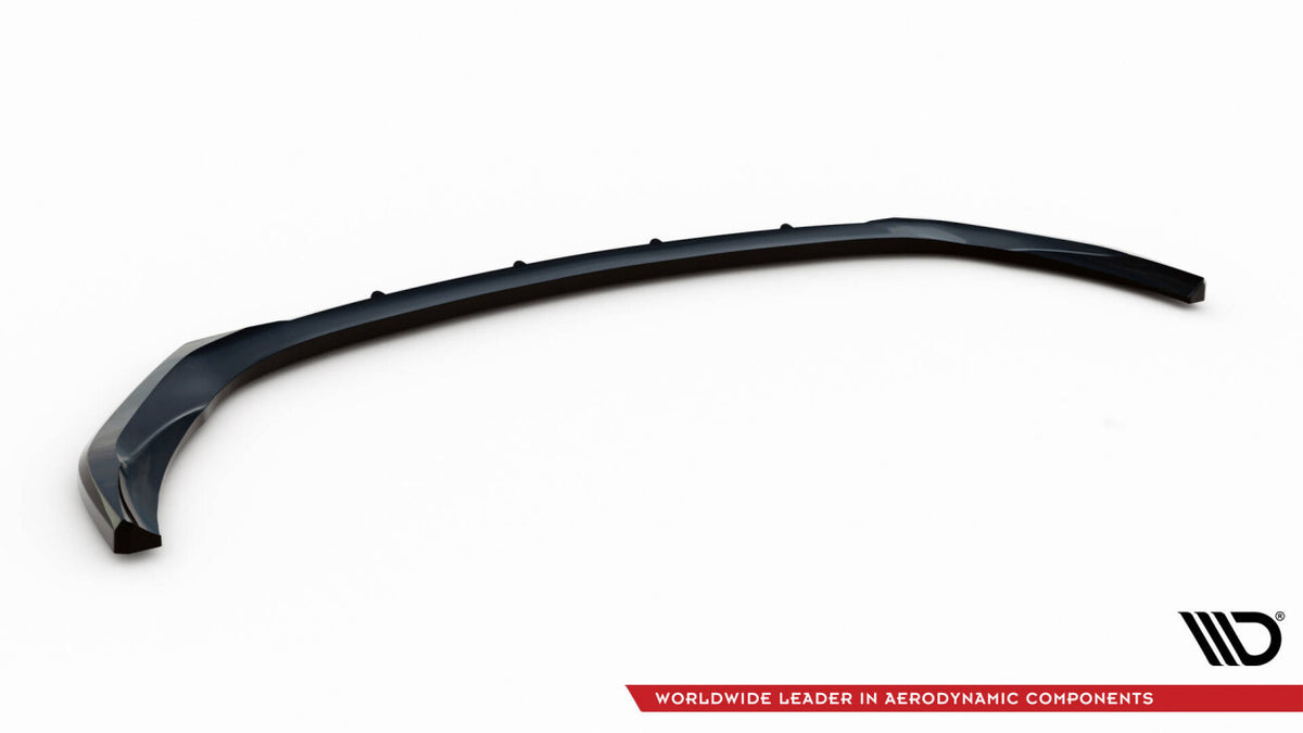 Frontlippe V.2 passend für Mercedes-AMG C43 Coupe / Cabrio / Limousine / Kombi C205 / A205 / W205 / S205 FL schwarz Hochglanz
