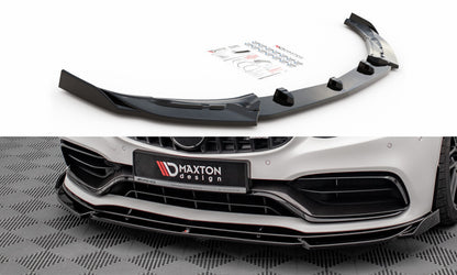 Frontlippe V.2 passend für Mercedes-AMG C63 Coupe AMG Aero Pack C205 FL schwarz Hochglanz