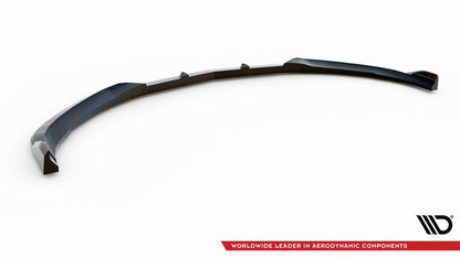 Frontlippe V.2 passend für Mercedes-AMG C63 Limousine / Kombi W205 FL schwarz Hochglanz