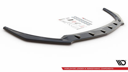 Frontlippe V.2 passend für Mercedes-AMG CLA 35 Aero C118 schwarz Hochglanz