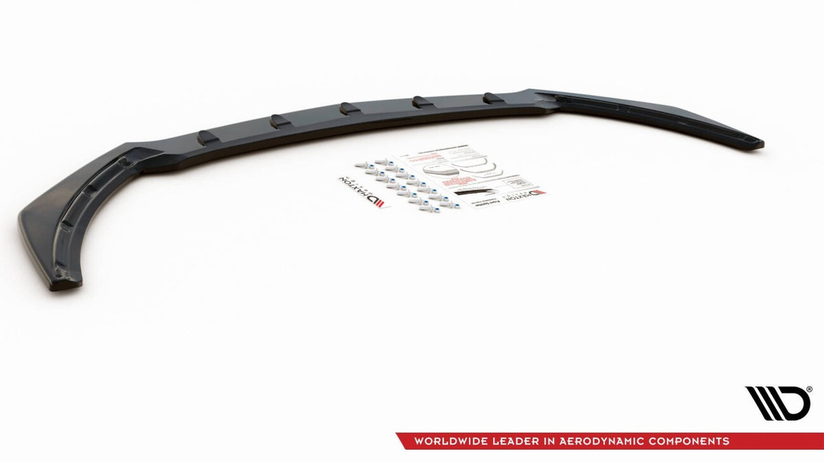 Frontlippe V.2 passend für Mercedes-AMG CLA 35 Aero C118 schwarz Hochglanz