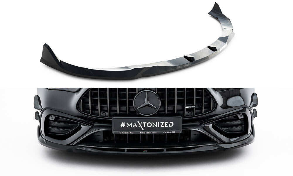 Frontlippe V.2 passend für Mercedes-AMG CLE 53 C236 schwarz Hochglanz
