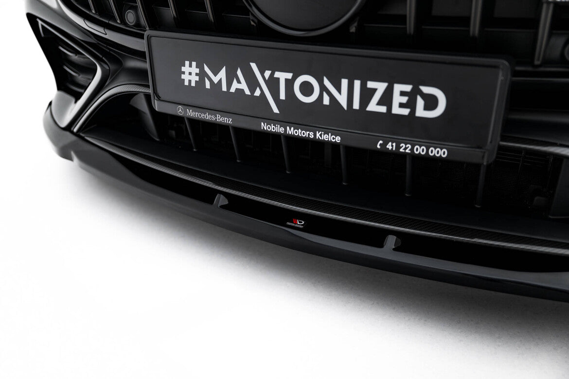Frontlippe V.2 passend für Mercedes-AMG CLE 53 C236 schwarz Hochglanz