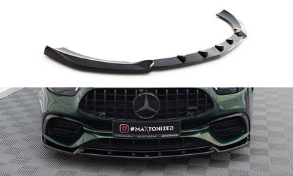 Frontlippe V.2 passend für Mercedes-AMG E63 W213 FL schwarz Hochglanz
