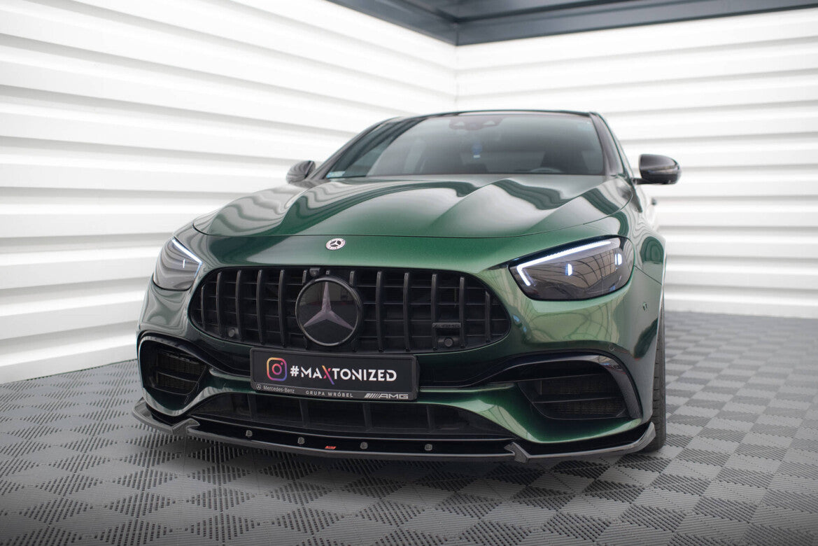 Frontlippe V.2 passend für Mercedes-AMG E63 W213 FL schwarz Hochglanz