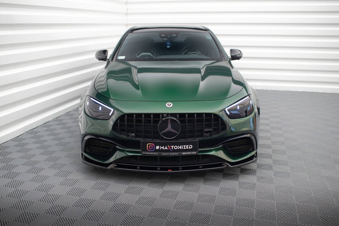Frontlippe V.2 passend für Mercedes-AMG E63 W213 FL schwarz Hochglanz