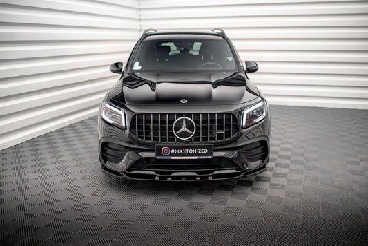 Frontlippe V.2 passend für Mercedes-AMG GLB 35 / AMG-Line X247 schwarz Hochglanz