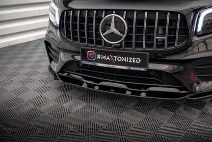 Frontlippe V.2 passend für Mercedes-AMG GLB 35 / AMG-Line X247 schwarz Hochglanz