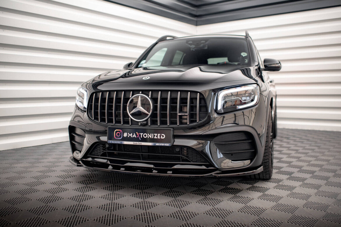 Frontlippe V.2 passend für Mercedes-AMG GLB 35 / AMG-Line X247 schwarz Hochglanz