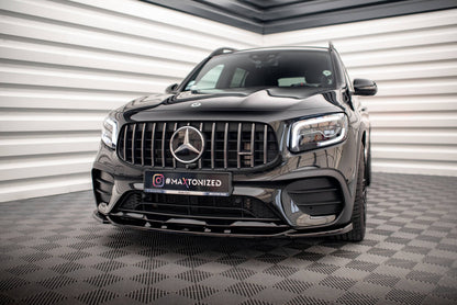 Frontlippe V.2 passend für Mercedes-AMG GLB 35 / AMG-Line X247 schwarz Hochglanz