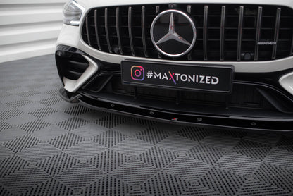 Frontlippe V.2 passend für Mercedes-AMG GT 43 4 Door Coupe V8 Styling Package X290 schwarz Hochglanz