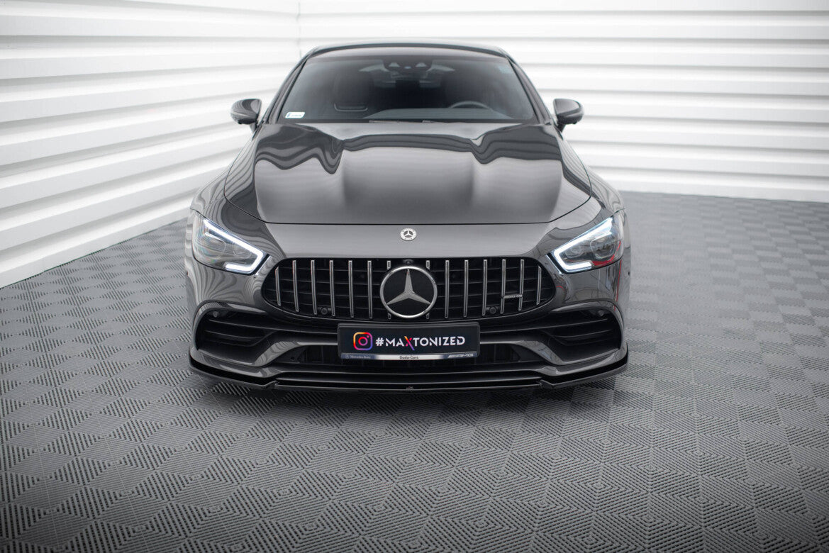 Frontlippe V.2 passend für Mercedes-AMG GT 53 4-Door Coupe X290 schwarz Hochglanz