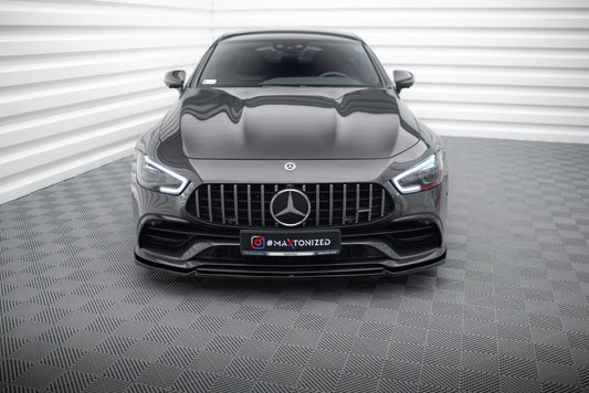 Frontlippe V.2 passend für Mercedes-AMG GT 53 4-Door Coupe X290 schwarz Hochglanz