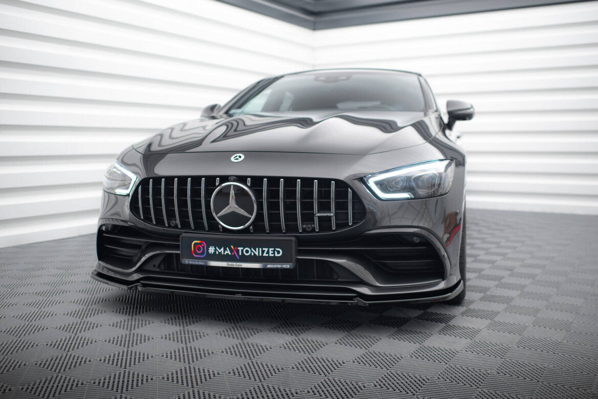 Frontlippe V.2 passend für Mercedes-AMG GT 53 4-Door Coupe X290 schwarz Hochglanz