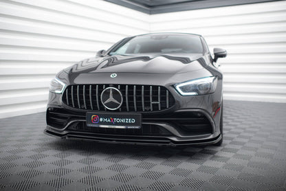 Frontlippe V.2 passend für Mercedes-AMG GT 53 4-Door Coupe X290 schwarz Hochglanz