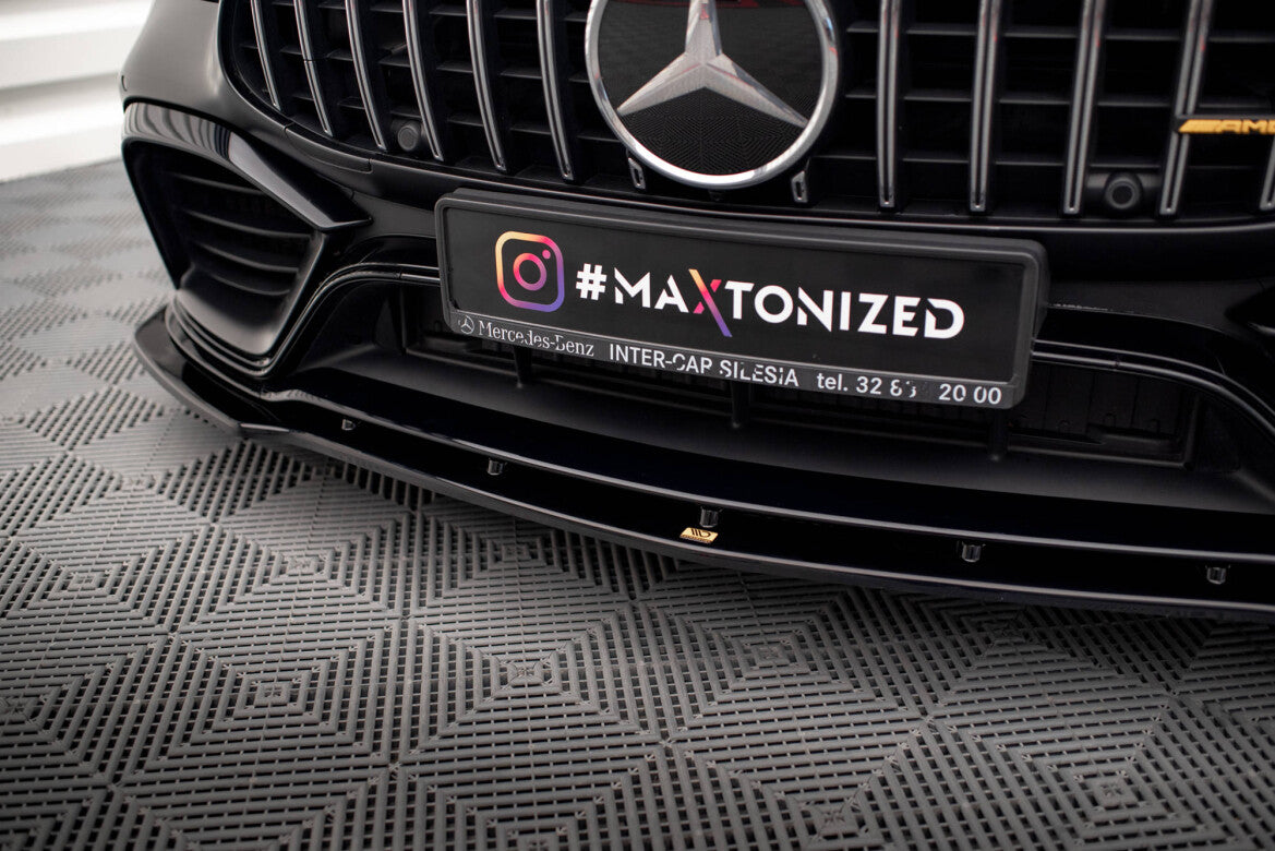 Frontlippe V.2 passend für Mercedes-AMG GT 63S 4 Door Coupe Aero X290 schwarz Hochglanz