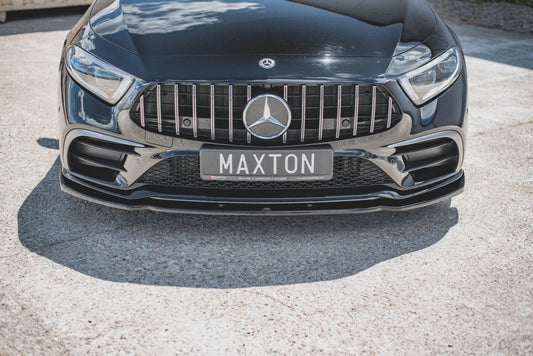 Frontlippe V.2 passend für Mercedes-Benz CLS AMG-Line C257 schwarz Hochglanz