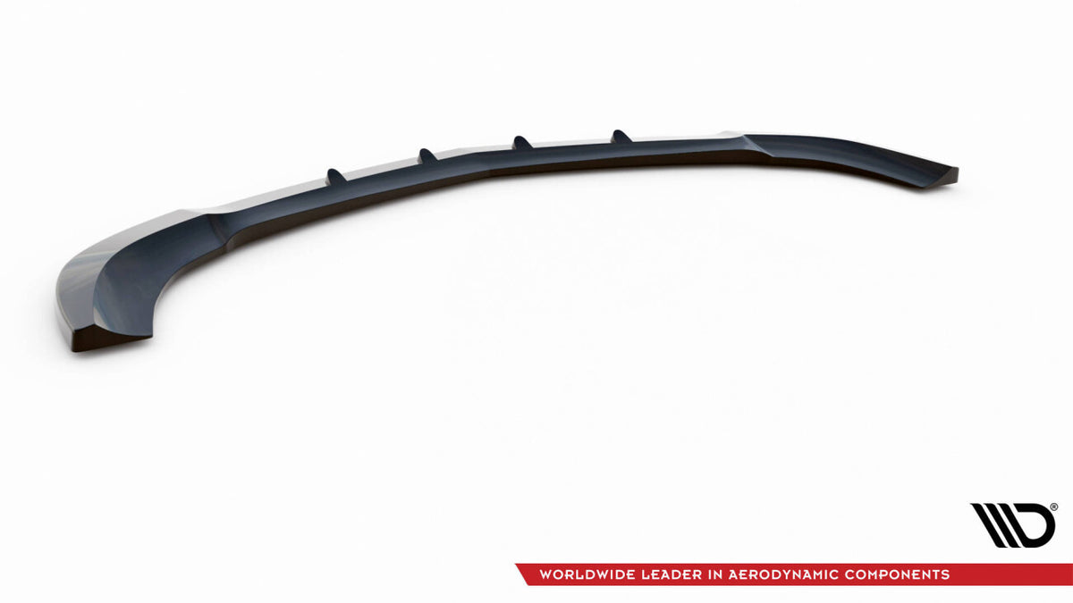 Frontlippe V.2 passend für Mercedes C Coupe / Limousine / Kombi AMG-Line C204 / W204 FL / S204 FL schwarz Hochglanz