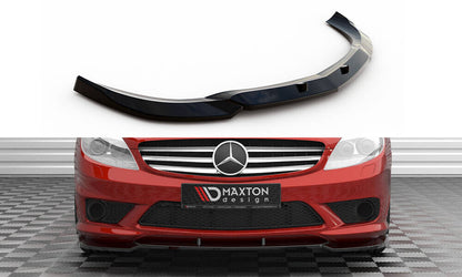 Frontlippe V.2 passend für Mercedes CL 63 AMG C216 schwarz Hochglanz