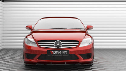 Frontlippe V.2 passend für Mercedes CL 63 AMG C216 schwarz Hochglanz