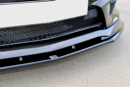 Frontlippe V.2 passend für Mercedes CLA 45 AMG C117 (vor FL) schwarz Hochglanz