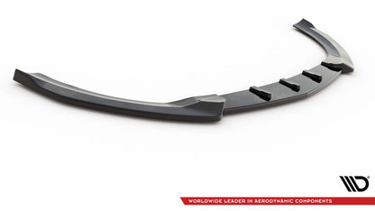Frontlippe V.2 passend für Mercedes CLA A35 AMG / AMG-Line C118 schwarz Hochglanz