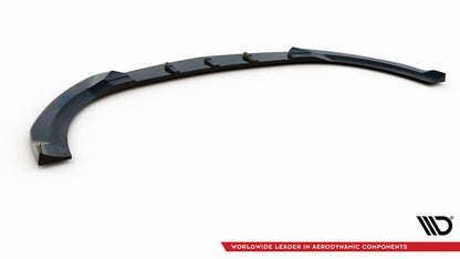 Frontlippe V.2 passend für Mercedes CLA A35 AMG / AMG-Line C118 schwarz Hochglanz