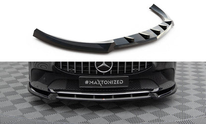 Frontlippe V.2 passend für Mercedes CLA C118 schwarz Hochglanz