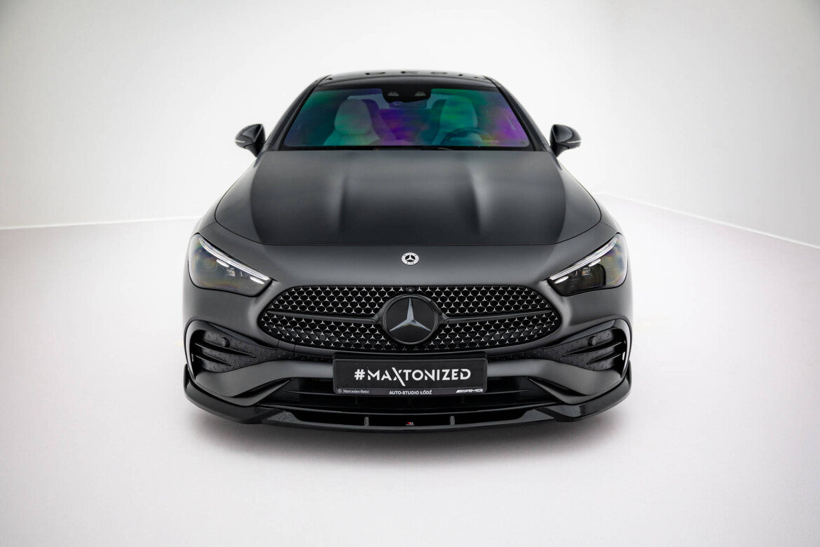 Frontlippe V.2 passend für Mercedes CLE AMG-Line C236 schwarz Hochglanz