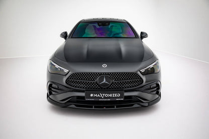 Frontlippe V.2 passend für Mercedes CLE AMG-Line C236 schwarz Hochglanz