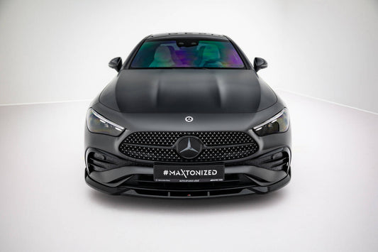 Frontlippe V.2 passend für Mercedes CLE AMG-Line C236 schwarz Hochglanz