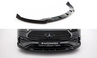 Frontlippe V.2 passend für Mercedes CLE AMG-Line C236 schwarz Hochglanz
