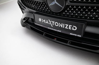 Frontlippe V.2 passend für Mercedes CLE AMG-Line C236 schwarz Hochglanz